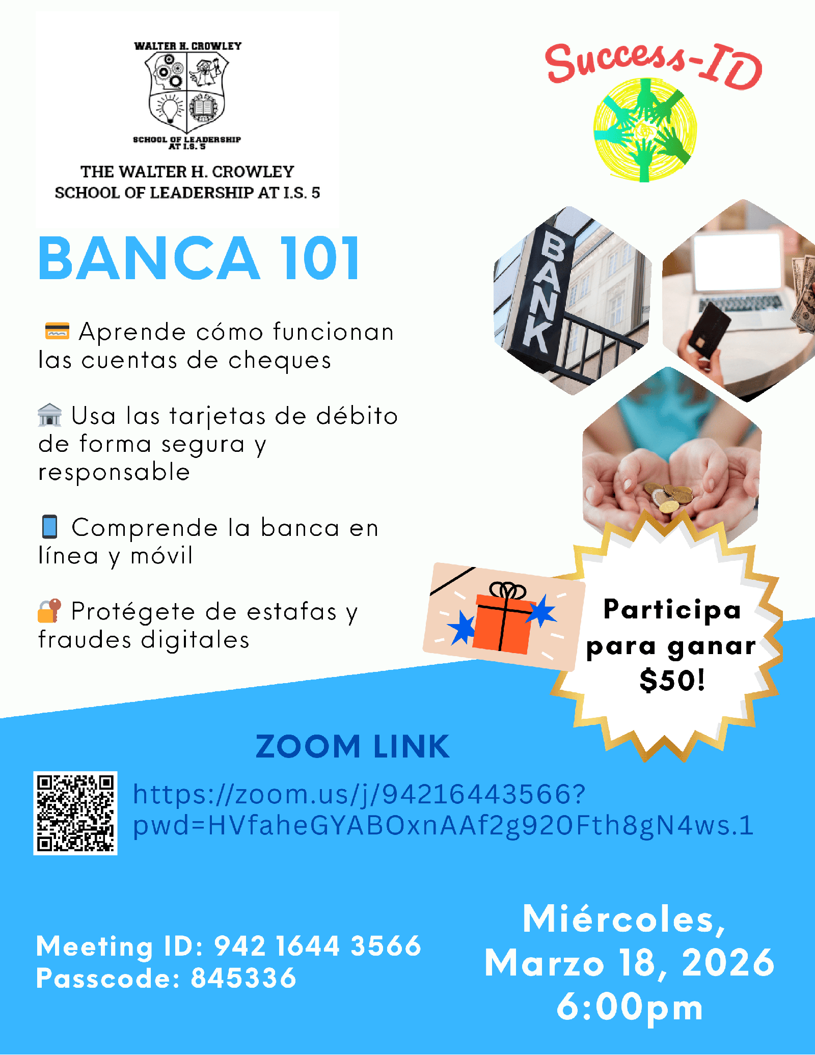Banking 101 Spanish Flyer