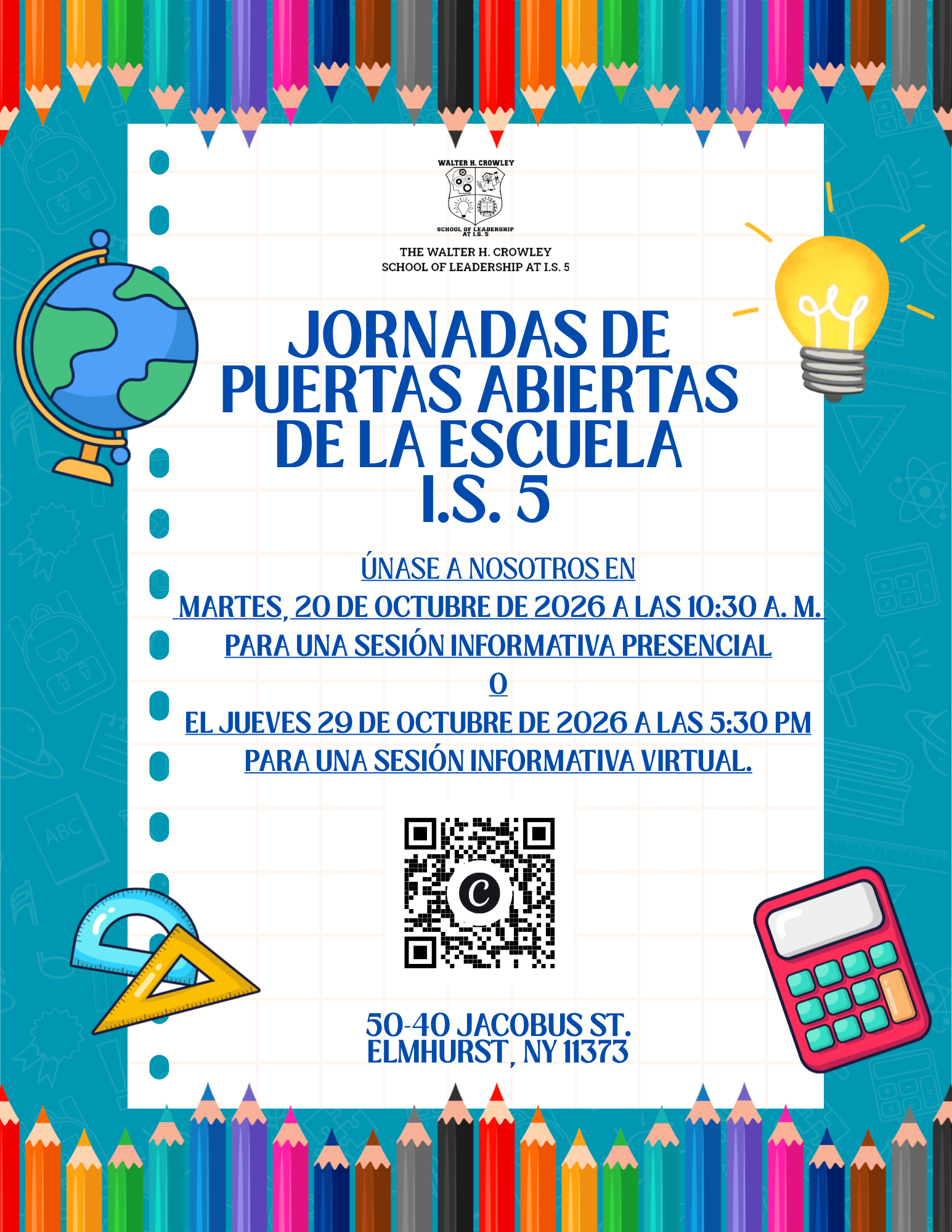 Open House Spanish Flyer