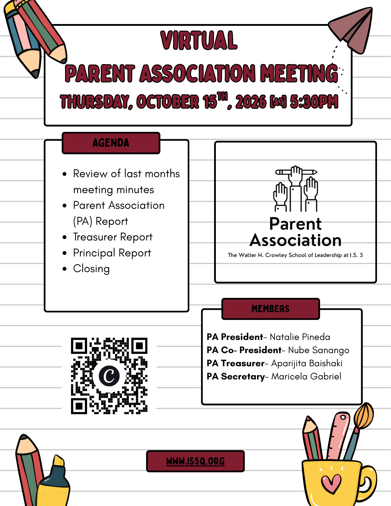 PA Meeting English Flyer