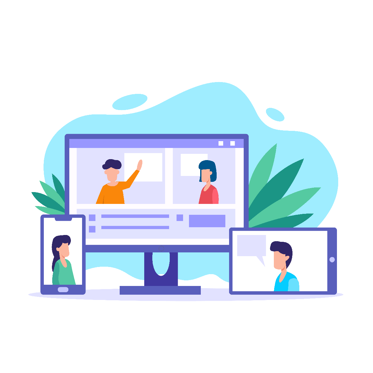 Zoom Virtual Meeting PNG